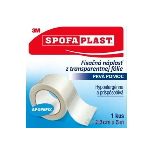3M Spofaplast 432 náplast fixační netkané textilie 2,5 cm x 5 m