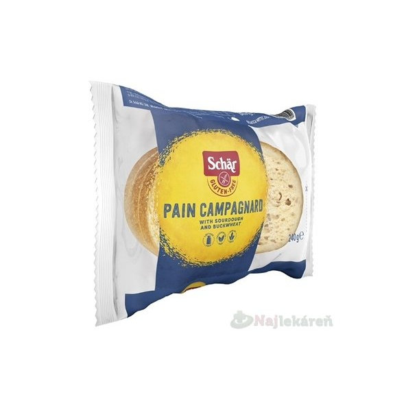 Schär Pain Campagnard bezlepkový chléb 240 g