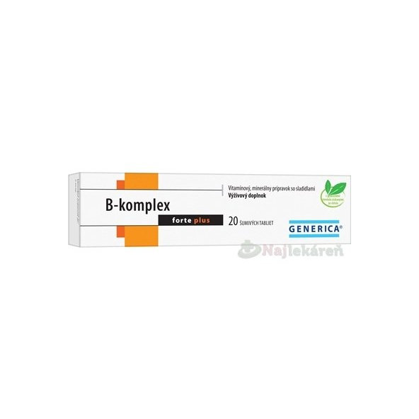 Generica B-komplex Forte Plus 20 šumivých tablet