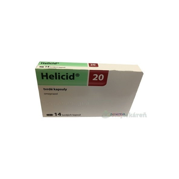 Zentiva Helicid 20 mg 14 tablet