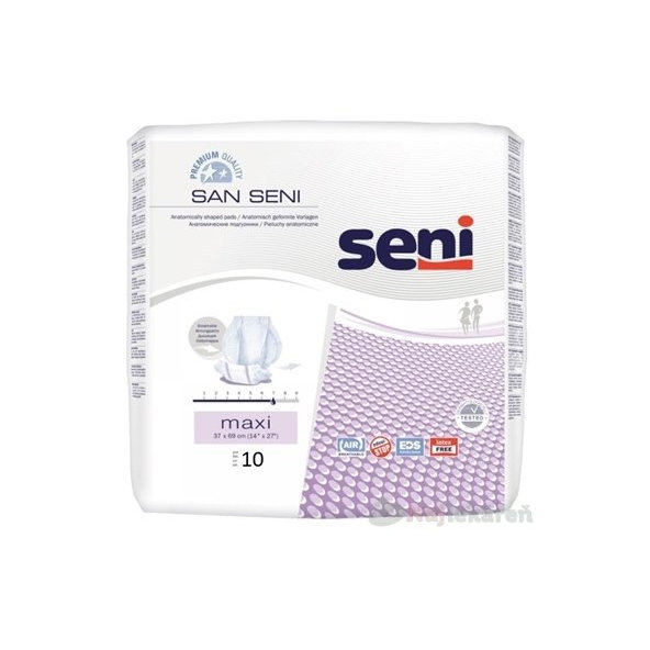 Seni San Seni Maxi vkládací plenky 36x65cm 2000 ml 10 ks