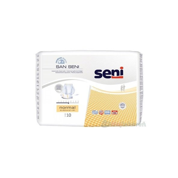 Seni San Air Normal vkládací plenky 32x64cm 1290 ml 10 ks