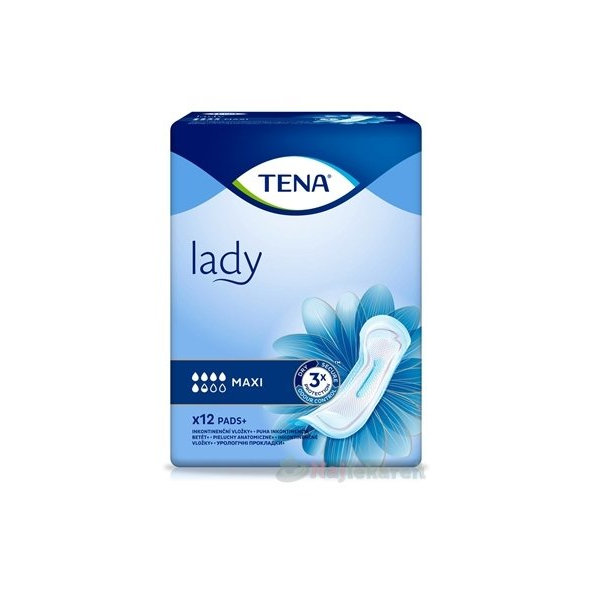 TENA Lady Maxi inkontinenční vložky 12 ks