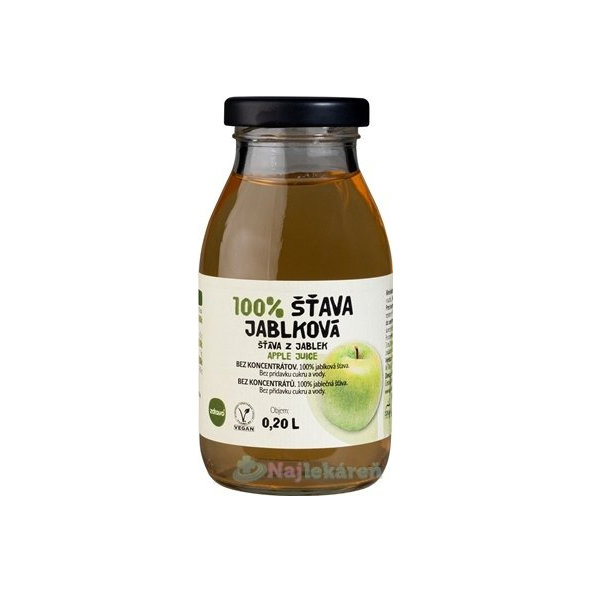 Zdravo 100% jablečná šťáva 200 ml