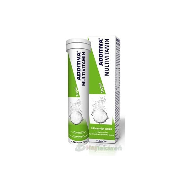 Additiva Multivitamin Tropic 20 šumivých tablet