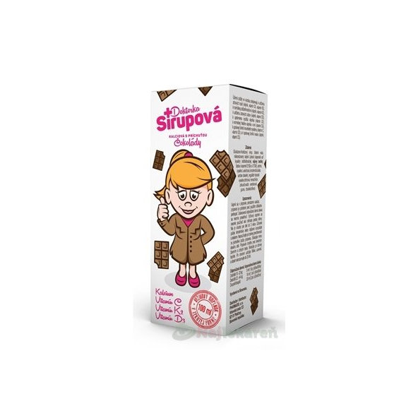 Doktorka Sirupová kalciový sirup čokoláda 100 ml