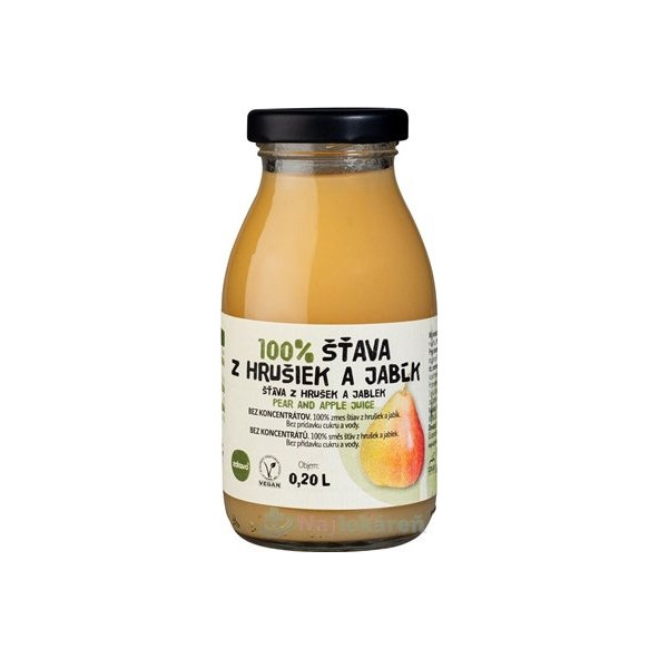 Zdravo 100% hruškovo-jablečná šťáva 200 ml