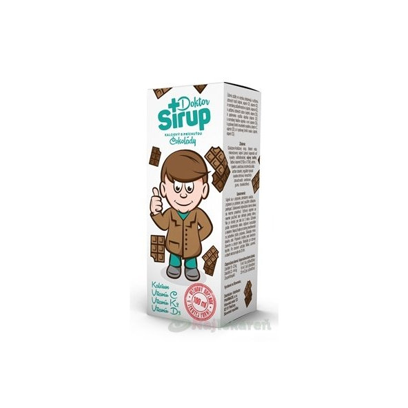 Doktor Sirup kalciový sirup čokoláda 100 ml