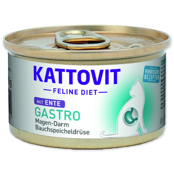 Kattovit Gastro konzerva s kachním masem 85 g