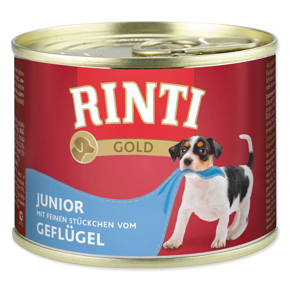 Rinti Gold Junior konzerva drůbež 12 x 185 g