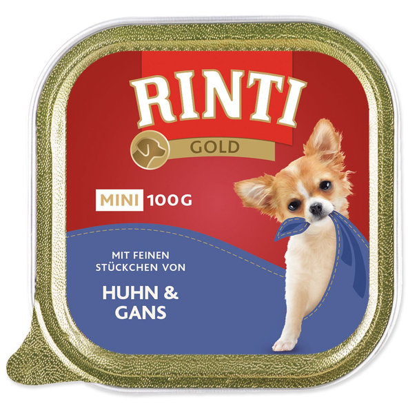 Rinti Gold Adult Mini vanička kuře a husa 16 x 100 g