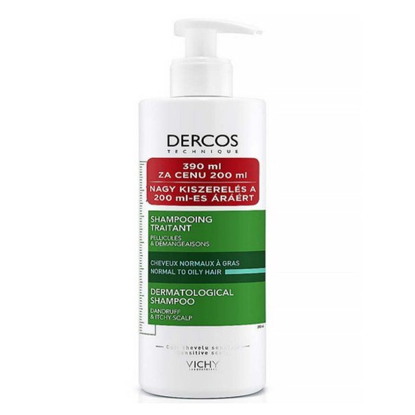 VICHY Dercos Anti-Pelliculaire šampon na mastné lupy 390 ml