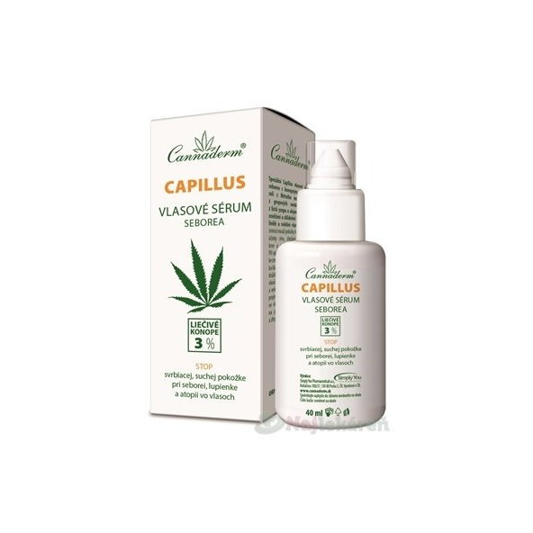 Cannaderm Capillus vlasové sérum seborea 40 ml