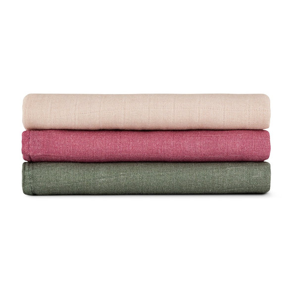 PETITE & MARS Sada plen Moussy Botanic Tones 68 × 68 cm 3 ks