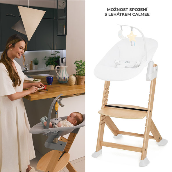 Kinderkraft jídelní židlička Nordic Breeze s polštářem