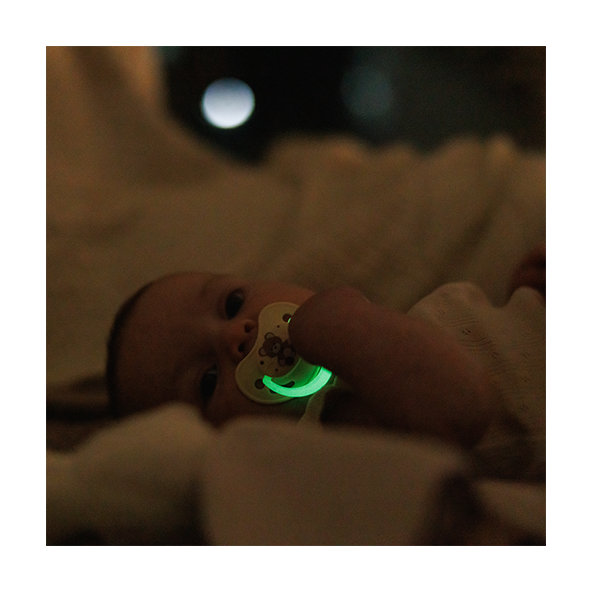 Babyono silikonové anatomické dudlíky 0–6 m 2 ks