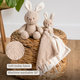 NATTOU Mazlíček plyšový Teddy zajíček 27x27 cm 0 m+