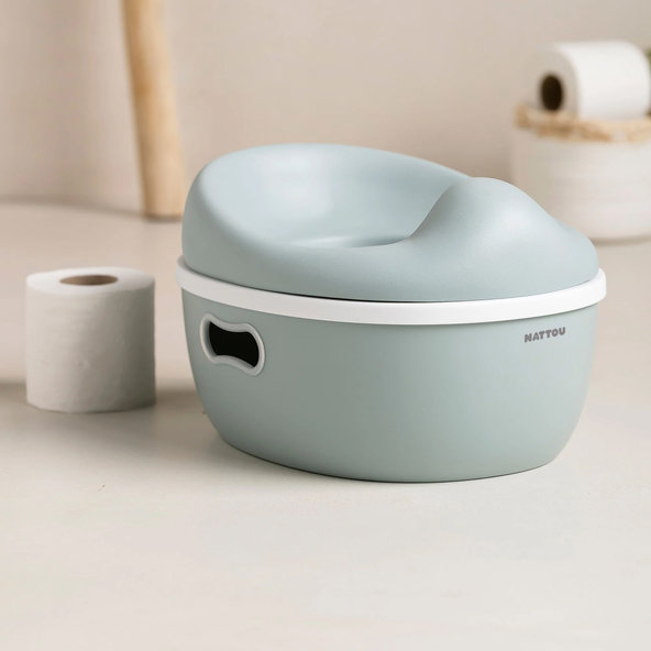 NATTOU Nočník učící 3v1 Potty Sage green