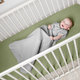 INGENUITY Vak spací bavlněný TOG 2,5 SwaddleMe™ Heather Grey 3m+