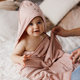 Babyono Super Soft bambusová osuška 100×100 cm růžová
