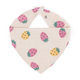 Petite&Mars bryndák Luke Beige Strawberries Dusty Rose 3 m+ 2 ks