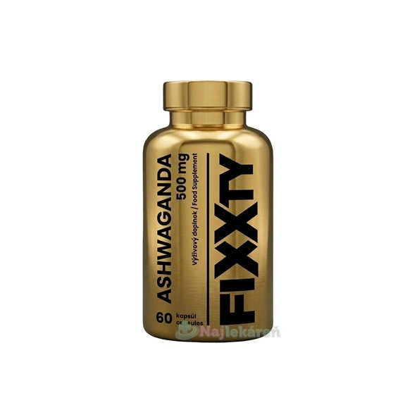 Fixxty Ashwagandha 500 mg 60 kapslí