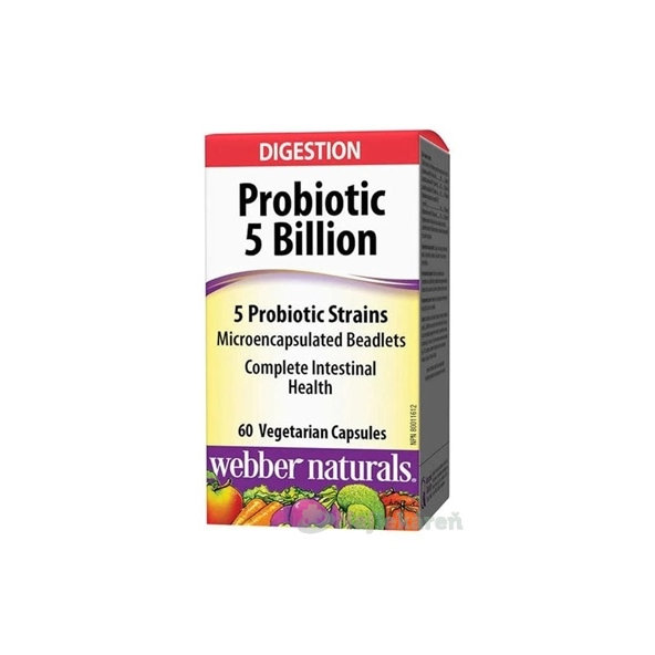 Webber Naturals Probiotic 5 miliard 60 kapslí