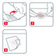 Leukoplast Cuticell Classic sterilní krytí 5×5 cm 5 ks