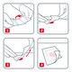 Leukoplast Cuticell Contact sterilní krytí 5×7,5 cm 5 ks