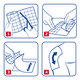 Leukoplast Hypafix samolepicí obvaz 10 cm × 10 m