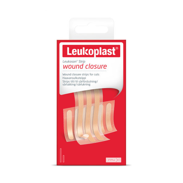 Leukoplast Leukosan Strip pásky na uzavření ran 2 velikosti 9 ks