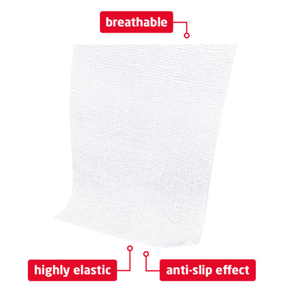 Leukoplast Elastomull Haft bandáž na rány 8 cm × 4 m