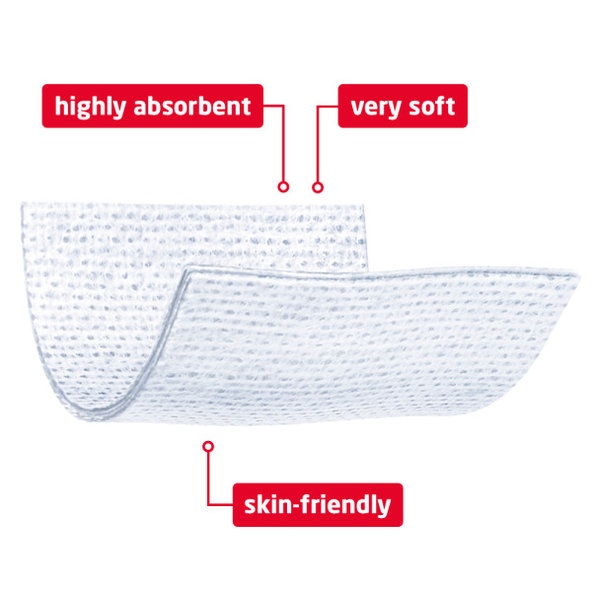 Leukoplast Cutisoft Soft kompresy 7,5×7,5 cm 12 ks