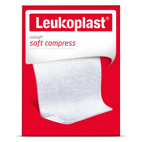 Leukoplast Cutisoft Soft kompresy 7,5×7,5 cm 12 ks