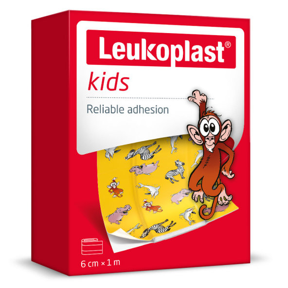 Leukoplast Kids voděodolná náplast na rány 6 cm × 1 m