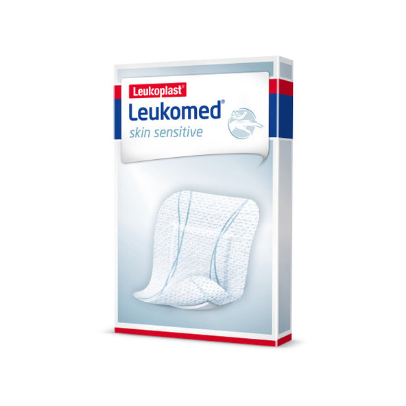 Leukoplast Leukomed Skin Sensitive textilní krytí 8×10 cm 5 ks
