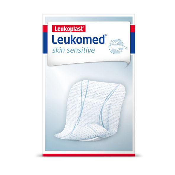 Leukoplast Leukomed Skin Sensitive textilní krytí 5×7,2 cm 5 ks
