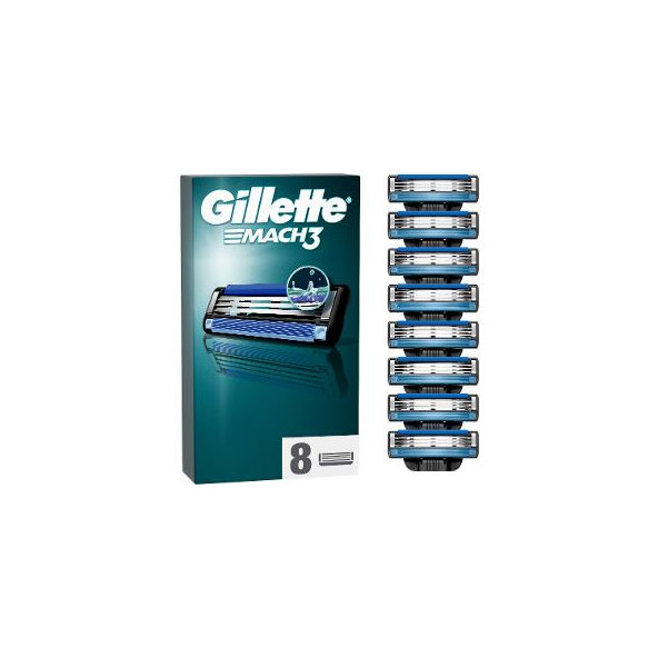Gillette Mach3 náhradní hlavice 8 ks