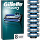 Gillette Mach3 náhradní hlavice 8 ks