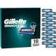 Gillette Mach3 náhradní hlavice 16 ks