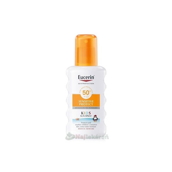 EUCERIN Sun Sensitive Protect SPF 50+ dětský sprej 200 ml