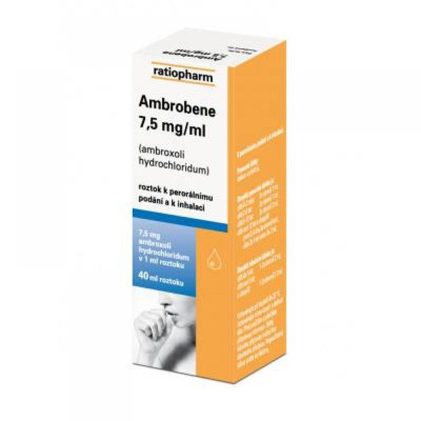 Ambrobene 7,5 mg/ml perorální inhalační roztok 100 ml
