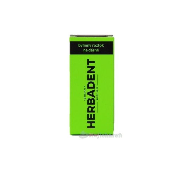 Herbadent Original bylinný roztok na dásně 25 ml