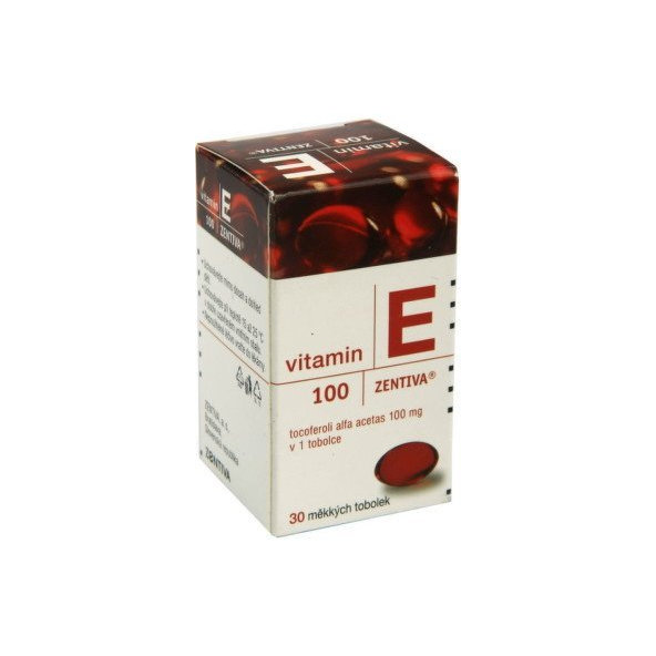 Zentiva Vitamín E 100 mg 30 kapslí