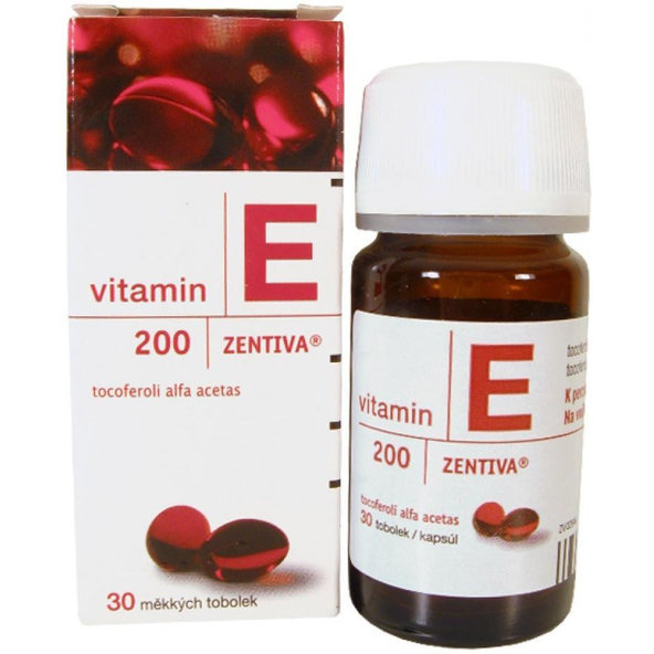 Zentiva Vitamín E 200 mg 30 kapslí