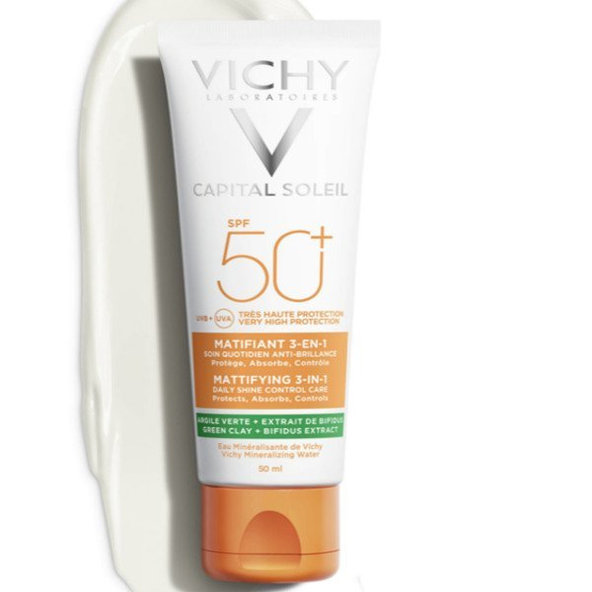VICHY Capital Soleil SPF50+ zmatňující krém 3v1 50 ml