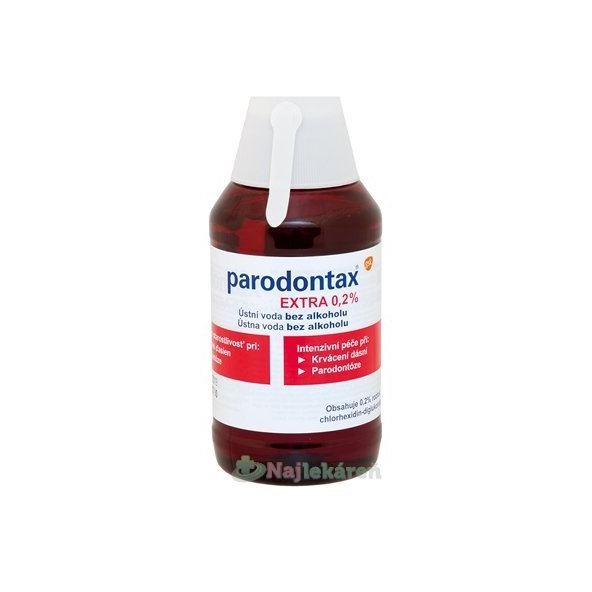 Parodontax Extra 0,2 % ústní voda na paradentózu 300 ml