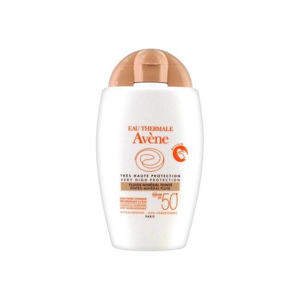 AVENE Sun tónovaný minerální fluid SPF 50+ 40 ml