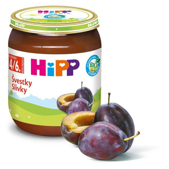 HiPP BIO příkrm švestky 4m+ 125 g