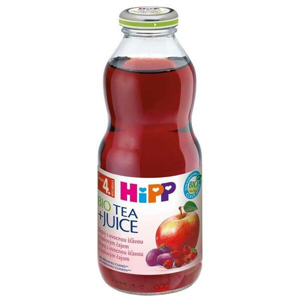 HiPP BIO šípkový čaj se šťávou z červených plodů 500 ml